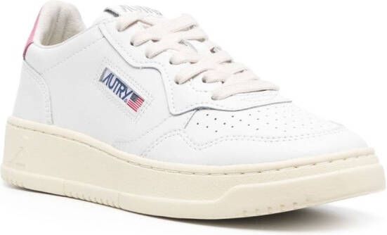 Autry Action lace-up leather sneakers White