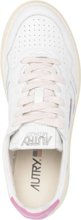 Autry Action lace-up leather sneakers White
