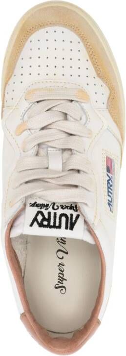 Autry Action panelled leather sneakers White