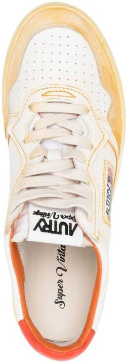 Autry colour-block low-top sneakers White