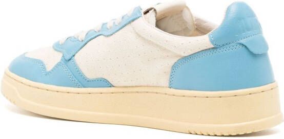 Autry colour-block recycled leather sneakers White