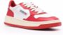 Autry contrast-panel leather sneakers Red - Thumbnail 2