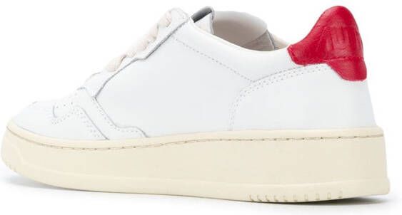 Autry contrasting heel sneakers White