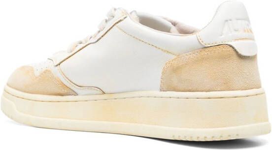 Autry contrasting low-top sneakers White