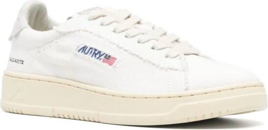 Autry Dallas logo-patch sneakers White