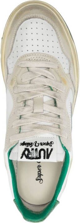 Autry distressed-effect low-top sneakers White