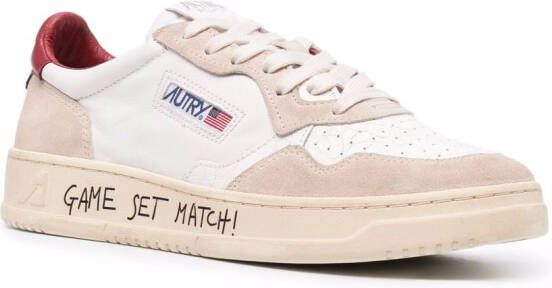 Autry Game Set Match panelled sneakers White