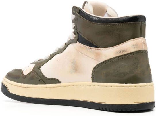 Autry hi-top leather sneakers Green