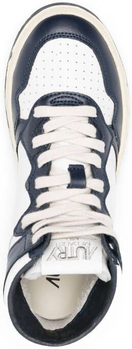 Autry high-top lace-up sneakers White