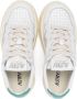 Autry Kids logo-patch leather low-top sneakers White - Thumbnail 3