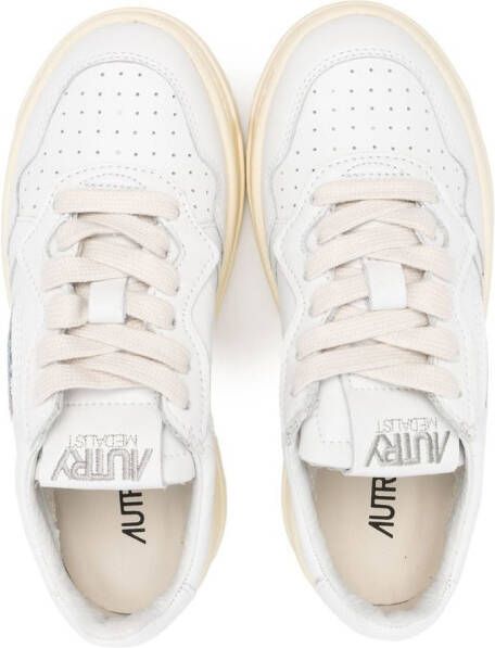 Autry Kids low-top lace-up sneakers White