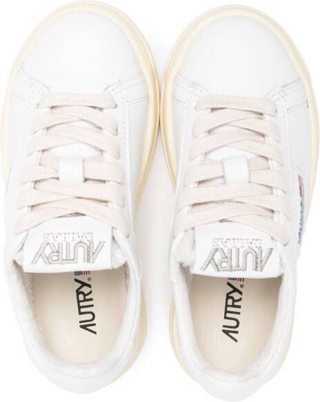 Autry Kids low-top leather sneakers White