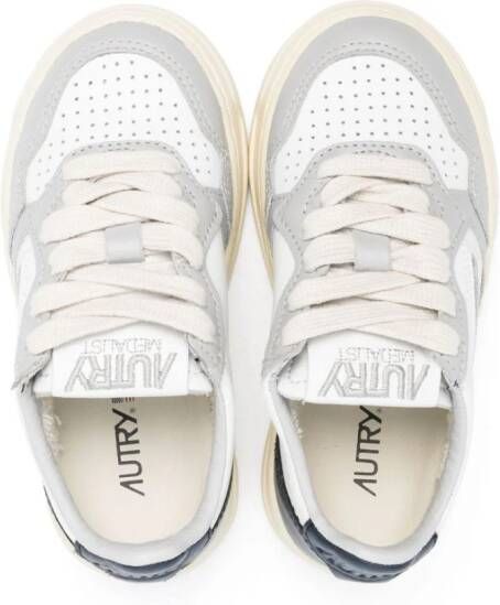 Autry Kids Medalist low-top leather sneakers White