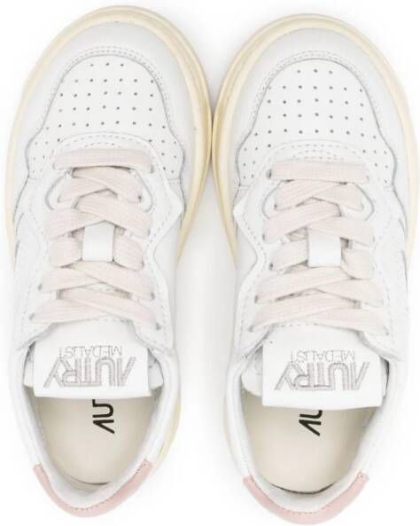 Autry Kids Medalist low-top leather sneakers White