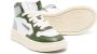 Autry Kids panelled hi-top leather sneakers Green - Thumbnail 2