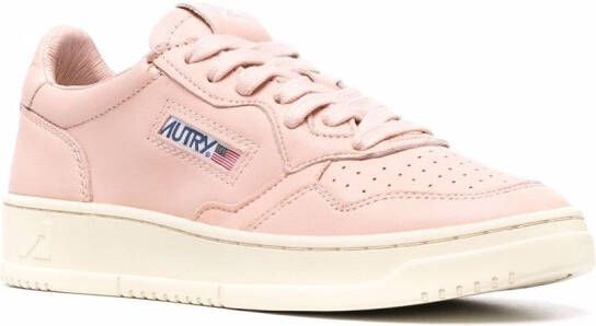 Autry lace-up low sneakers Pink