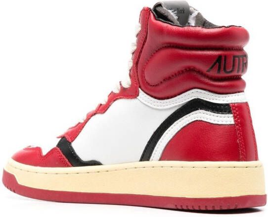 Autry Liberty high-top sneakers Red