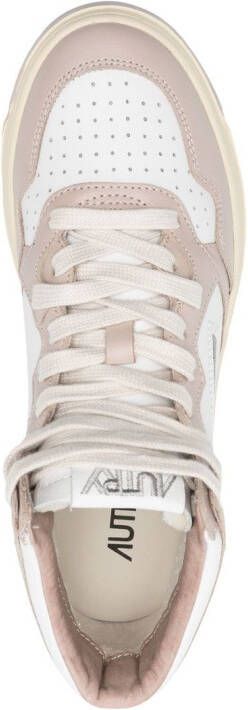 Autry logo-patch high-top sneakers White