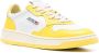 Autry logo-patch leather sneakers Yellow - Thumbnail 2