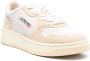 Autry logo-patch panelled leather sneakers White - Thumbnail 2
