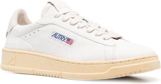 Autry logo-patch sneakers Neutrals
