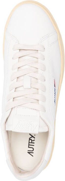 Autry logo-patch sneakers Neutrals