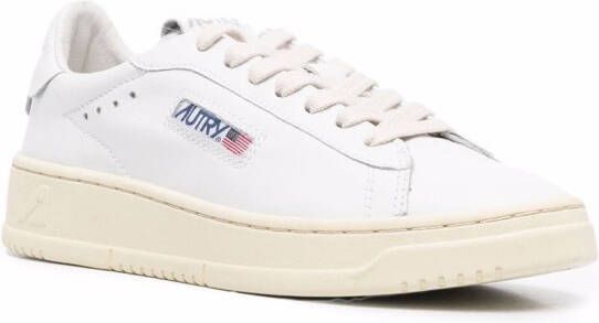 Autry logo-print sneakers White
