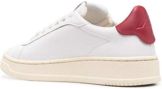 Autry low-top lace-up sneakers White