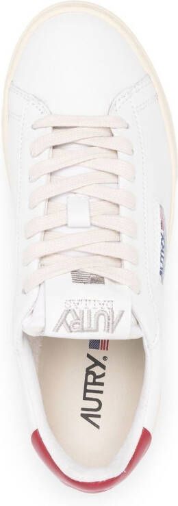 Autry low-top lace-up sneakers White