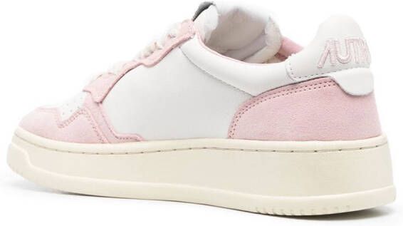 Autry low-top suede sneakers Pink