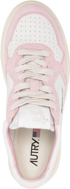 Autry low-top suede sneakers Pink