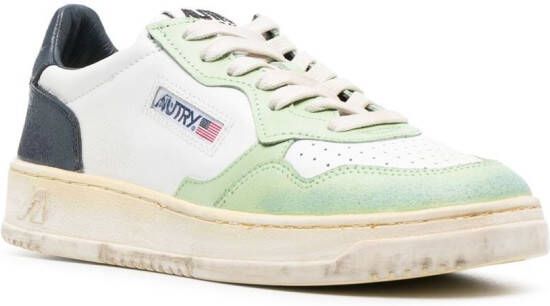 Autry Medalist colour-block low-top sneakers White
