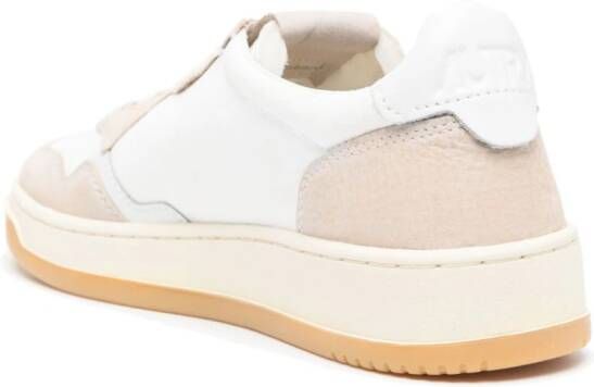 Autry Medalist colour-block suede sneakers White