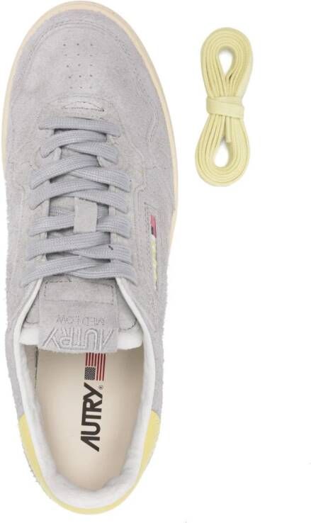 Autry Medalist Flat lace-up sneakers Grey