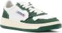 Autry Medalist frayed-trim leather sneakers Green - Thumbnail 2