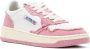 Autry Medalist frayed-trim leather sneakers Pink - Thumbnail 2