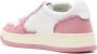 Autry Medalist frayed-trim leather sneakers Pink - Thumbnail 3