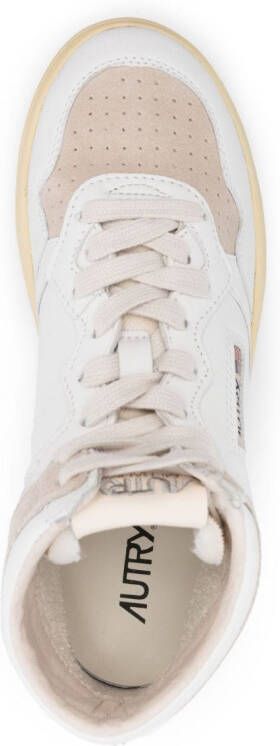Autry Medalist high-top leather sneakers White