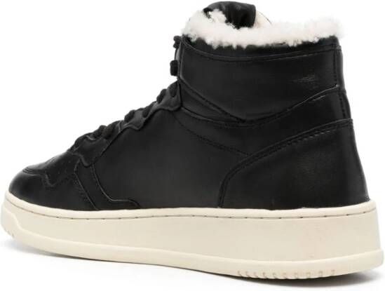 Autry Medalist leather sneakers Black