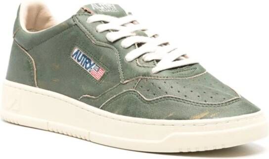 Autry Medalist leather sneakers Green