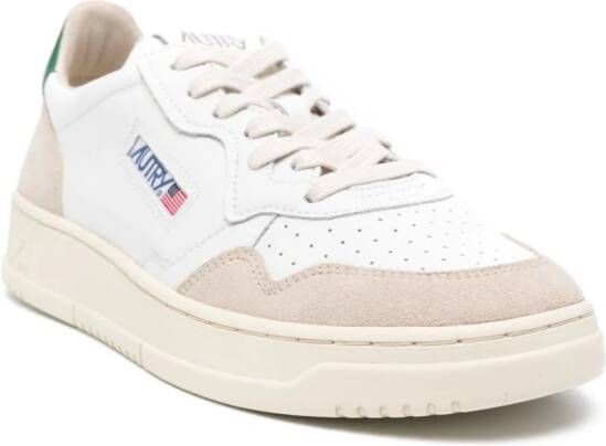 Autry Medalist leather sneakers Neutrals