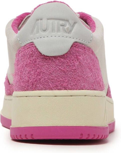 Autry Medalist Low suede sneakers Pink