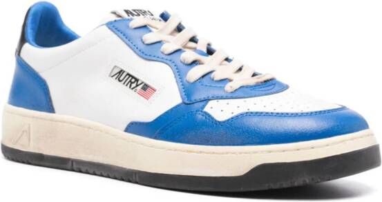 Autry Medalist Low Super Vintage leather sneakers White