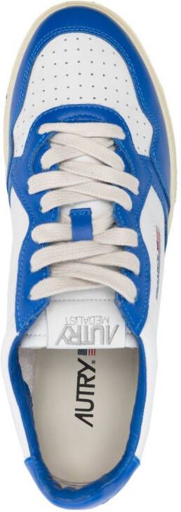 Autry Medalist low-top leather sneakers Blue