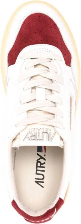 Autry Medalist low-top panelled sneakers White