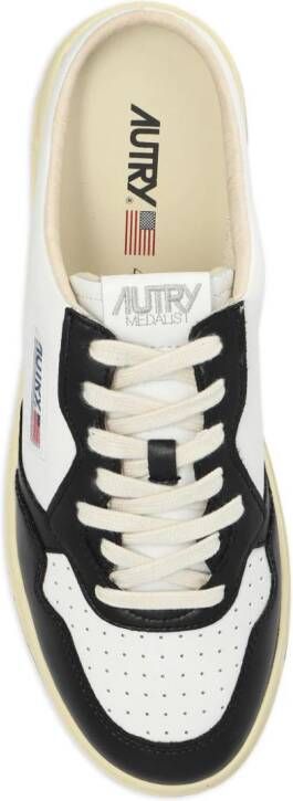 Autry Medalist Mule leather sneakers Black