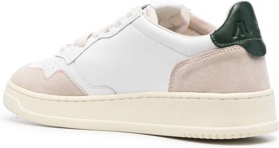 Autry Medalist panelled leather sneakers White