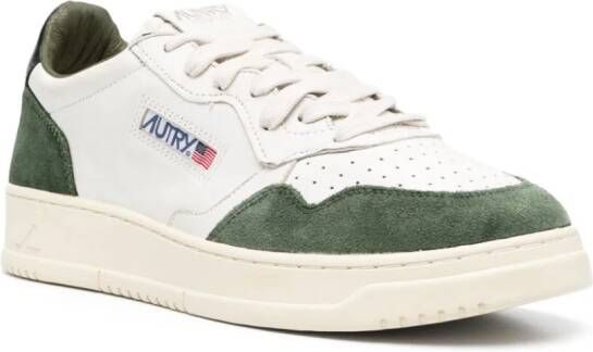 Autry Medalist panelled low-top sneakers White