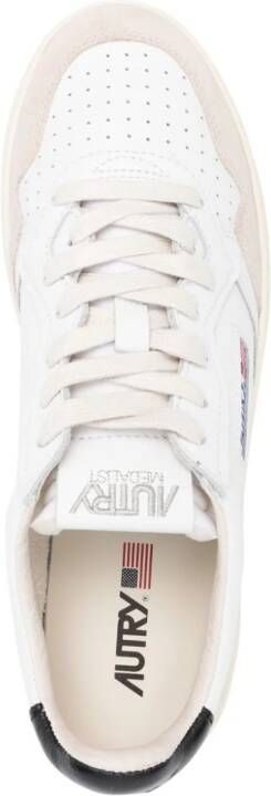 Autry Medalist panelled sneakers Neutrals