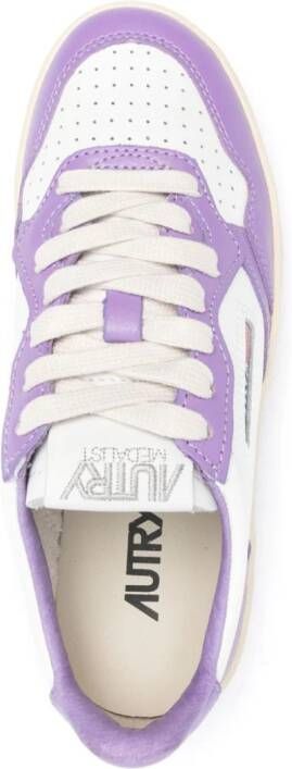 Autry Medalist Platform leather sneakers White